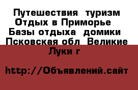 Путешествия, туризм Отдых в Приморье - Базы отдыха, домики. Псковская обл.,Великие Луки г.